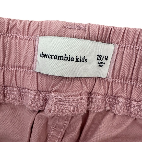 Abercrombie Kids Pink Cargo Pants Joggers Girls 13-14 NWT - Picture 4 of 7